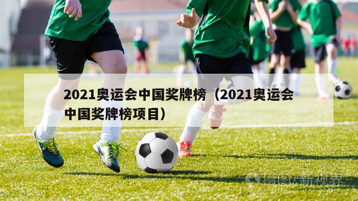 2021奥运会中国奖牌榜（2021奥运会中国奖牌榜项目）